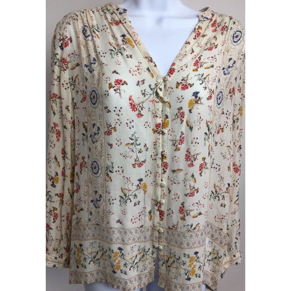Lucky Brand Boho Cream Color With Multi Color